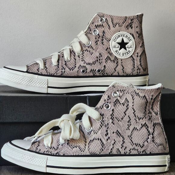 Converse Shoes - Converse Women's CTAS Snake Print Hi Top Size 7.5 A15809C Warm Clay NWT